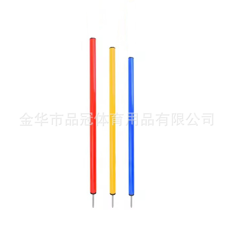 Marque de poste, fútbol, entrenamiento de fútbol, barra de tierra, barra de entrenamiento de bandera de 1,5 m, barra de advertencia de obstáculo