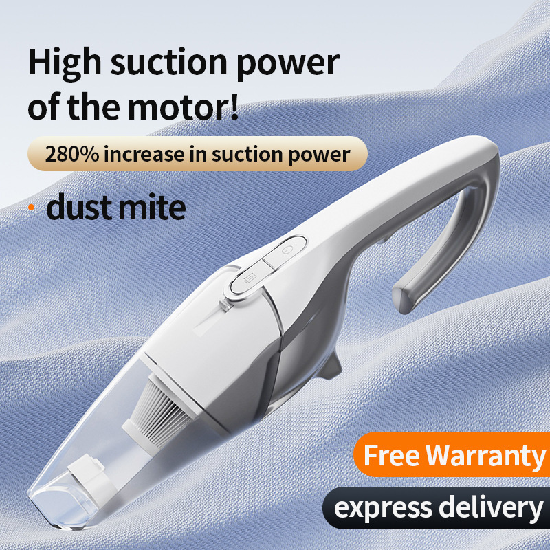 Cross-Border Car Vacuum Cleaner, Portable High-Power Vacuum Cleaner for Cars, Small Vacuum Cleaner, High Suction Handheld Vacuum Cleaner