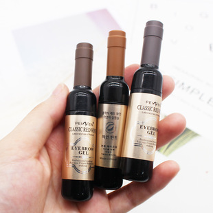 Popular Cross-Border Pnf Red Wine Bottle Eyebrow Dye Peel-Off Eyebrow Gel Natural Three-Dimensional Waterproof Non-Smudge Eyebrow Gel