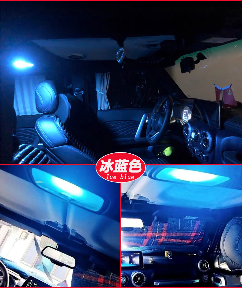 Suitable for Beijing Bj40 Reading Light, Bj40 Modified Led Roof Light, Ceiling Light, Waterproof, Cross-Border Exclusive for Vehicle Use