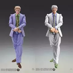 JoJo's Bizarre Adventure Kira Yoshikage Blue White Super Action Figure Model Figurine Boxed