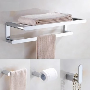 All-Copper Towel Rack Wall-Mounted Bathroom Towel Rack Bathroom Rack Bathroom Hardware Pendant Set Towel Bar