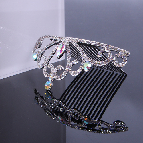 New Children's Small Crown Hair Accessory, Bride Alloy Princess Girl Birthday Festival Gift Pretty Crown