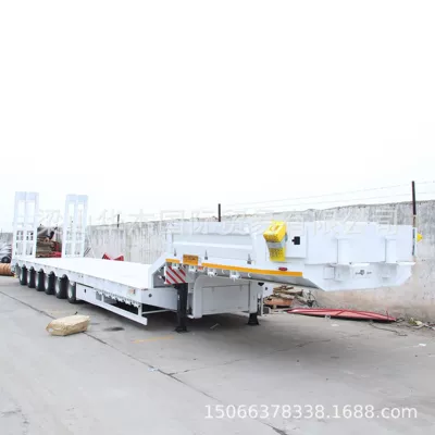 Ağır yük qoşquları trailer for excavators, integrated