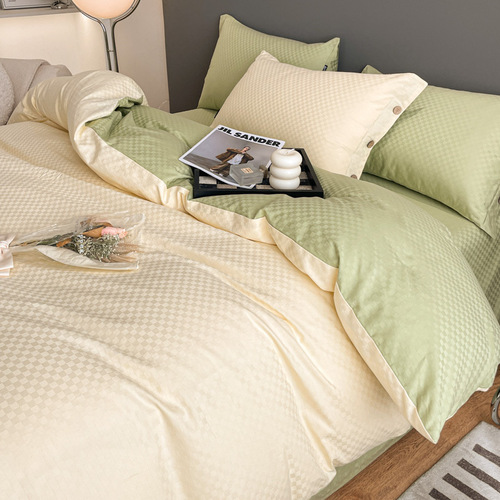 Light Luxury High-Grade 60-count Xinjiang Long Staple Cotton Single Pillowcase with Silk Velvet Embroidery 100% Pure Cotton Single Pillow Cover