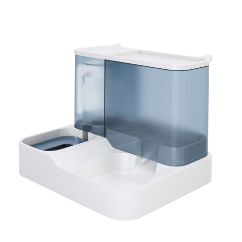 Cat automatic feeder, water dispenser, large-capacity drinking water all-in-one, flowing water that does not wet mouth, dog drinking water, pet supplies