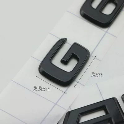 BITURBO side badge, black — Car logo