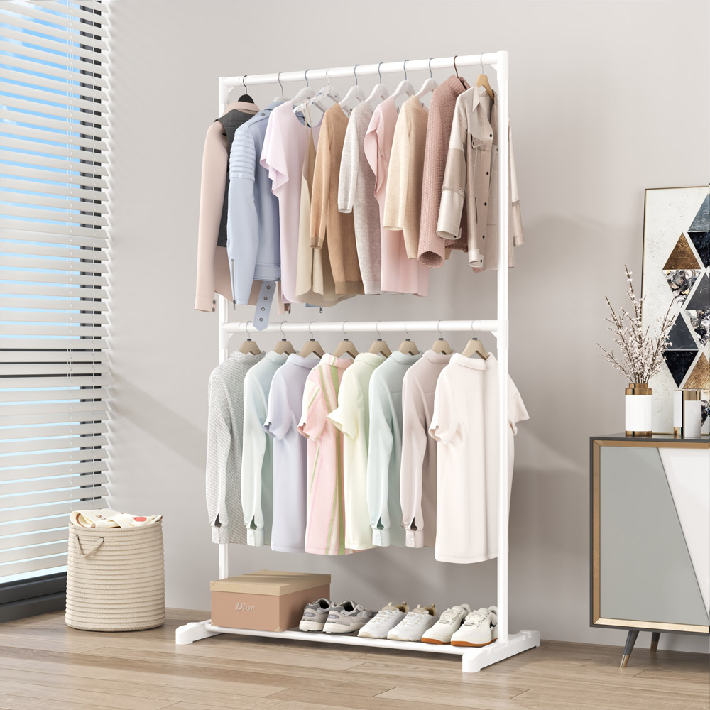Double-layer drying rack