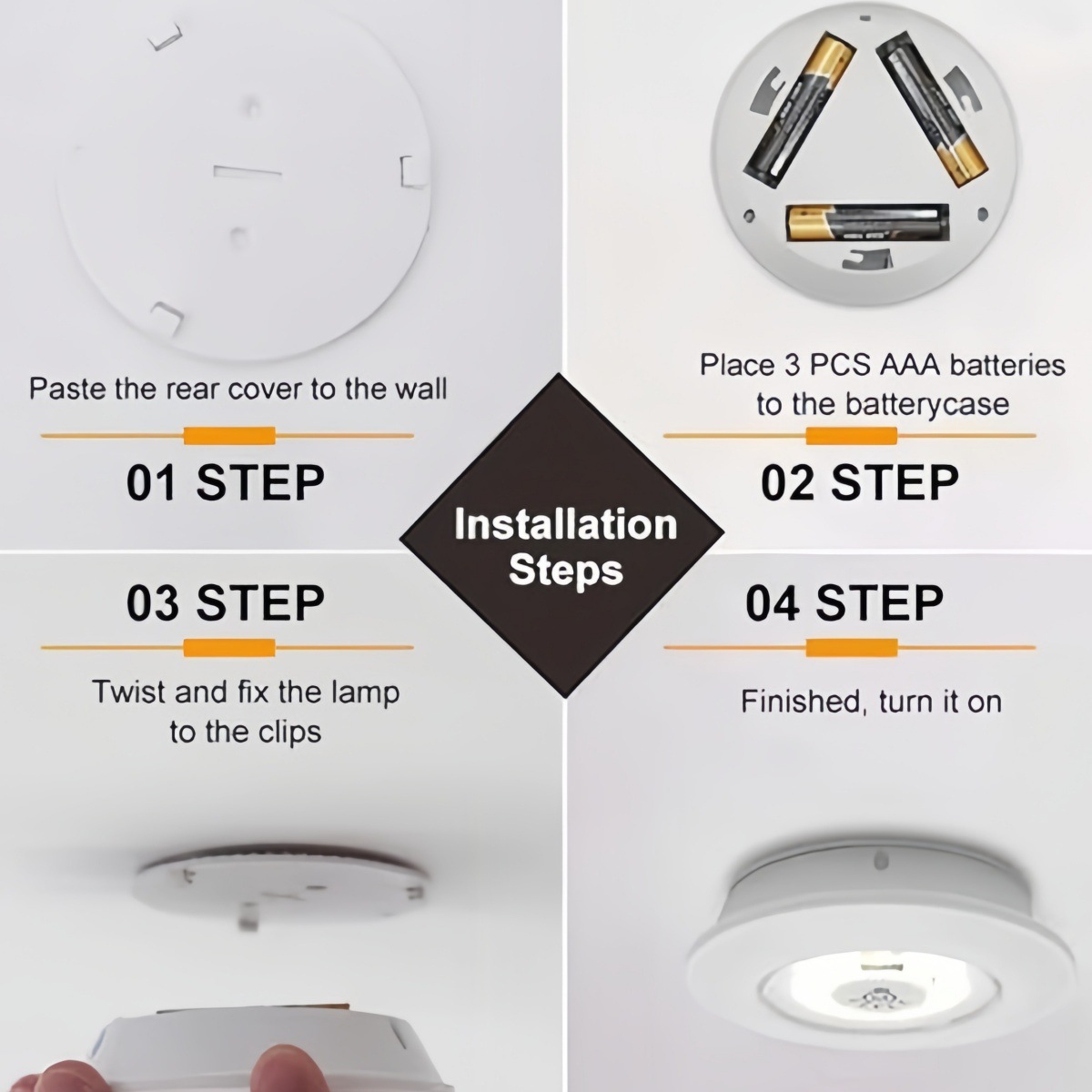 FUENTE Fábrica transfronteriza de control remoto inducción Pat luz de noche Luz de enfermería dormitorio armario luz táctil luz nocturna