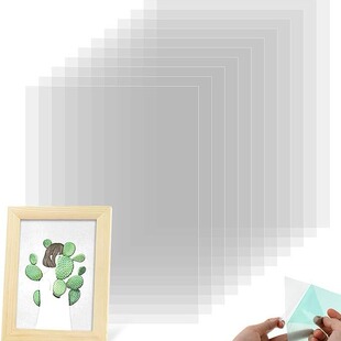 50 pieces of transparent acetate fiber board can be used for printing, decoration and handicrafts