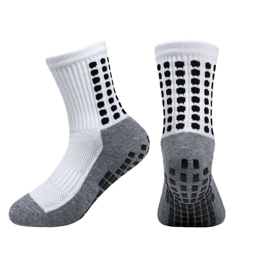 Atmungsaktive, rutschfeste Fußballsocken für Teenager und Kinder – Dicke, gepolsterte Sohle mit Grip – Perfekt für Fußball, Yoga und andere Sportarten (Größe 33–39)_voghion.com