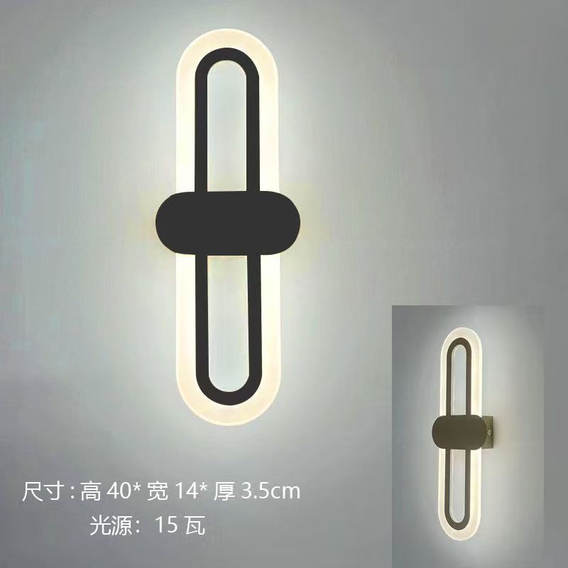 LED lámpara de pared sala de estar dormitorio pasillo lámpara de pared de escalera personalizada simple moderna creativa lámpara de cabecera