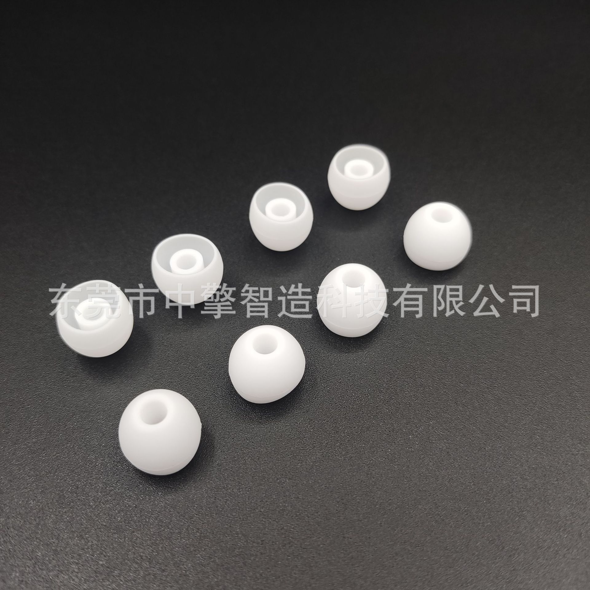 흰색 대형 실리콘 이어캡