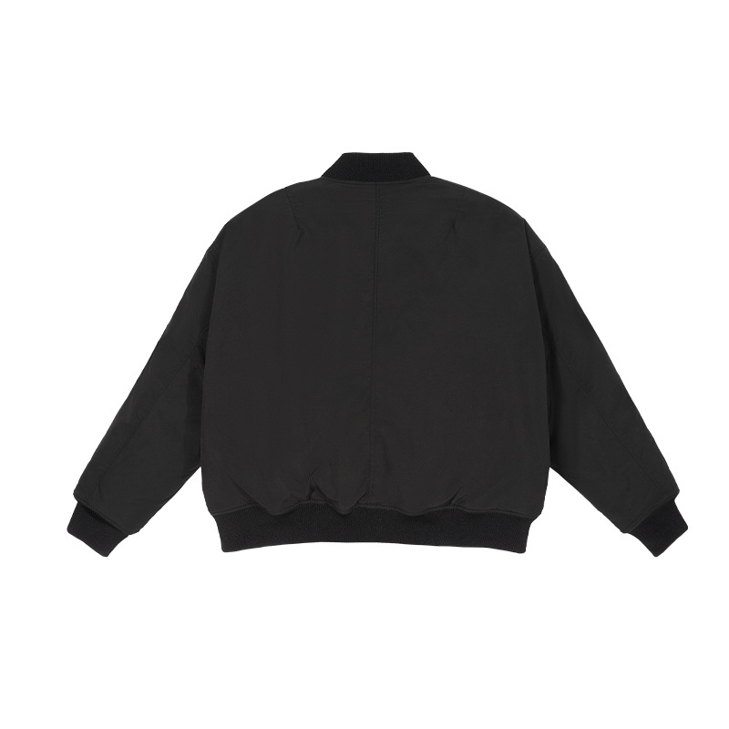 ETAI Hombre| Chaqueta de piloto corta de estilo americano de marca de moda simple color sólido multifuncional chaqueta de cremallera a prueba de derramamientos
