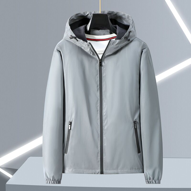 Foreign Trade Exclusive Luminous Reflective Jacket Printed Logo Jacket Men's Rustic Clothes Workwear Men's Outdoor Sports Jacket Men's Clothing