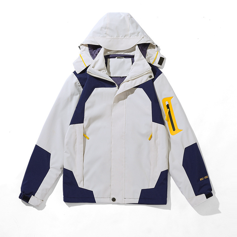 New Outdoor Charge Men's and Women's Spring and Autumn Thin Windproof Waterproof Outdoor Single Layer Breathable Jacket Mountaineering Suit Printed LOGO