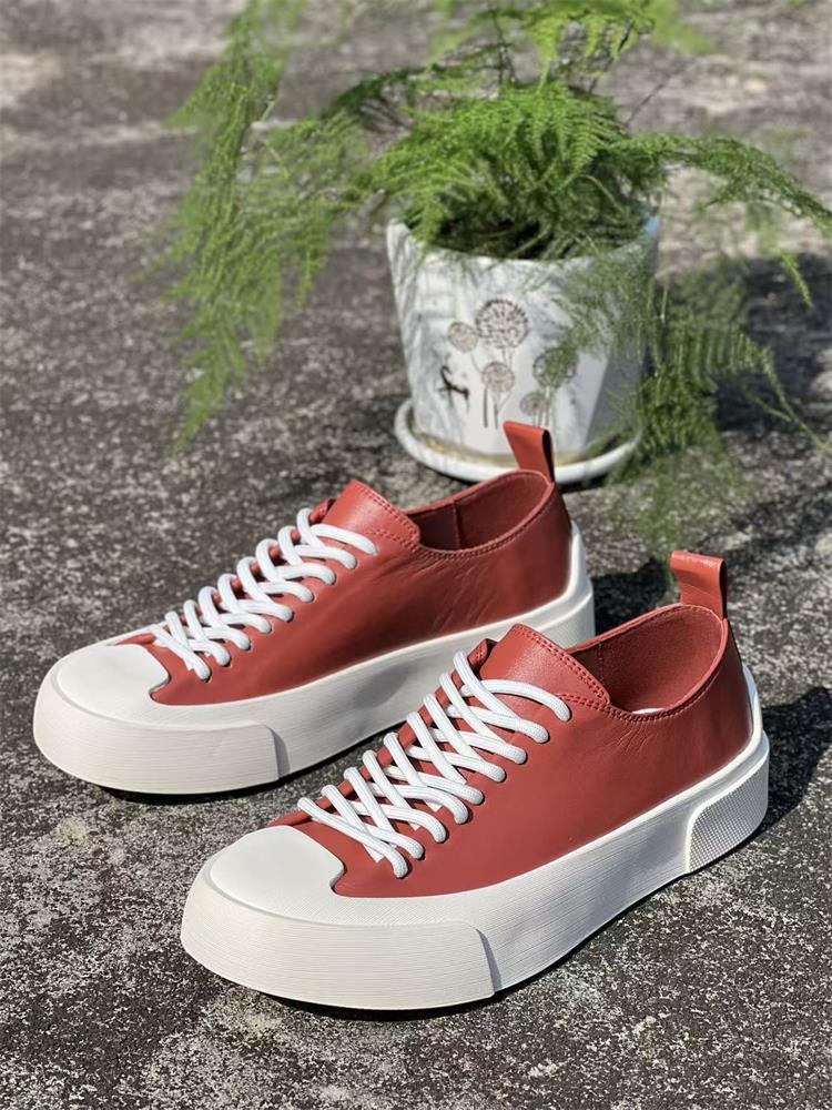 Women's Premium Breathable Lightweight Cowhide Versatile Sneakers Soft Sole Casual Sports Shoes Trendy Comfortable_vogvips.com