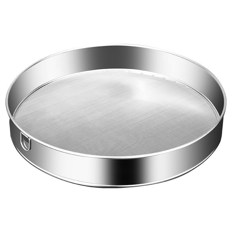 304ステンレスメッシュふるい粉器フィルター焼き小麦粉ふるい家庭用ふるいフィルター40-60目細網|undefined