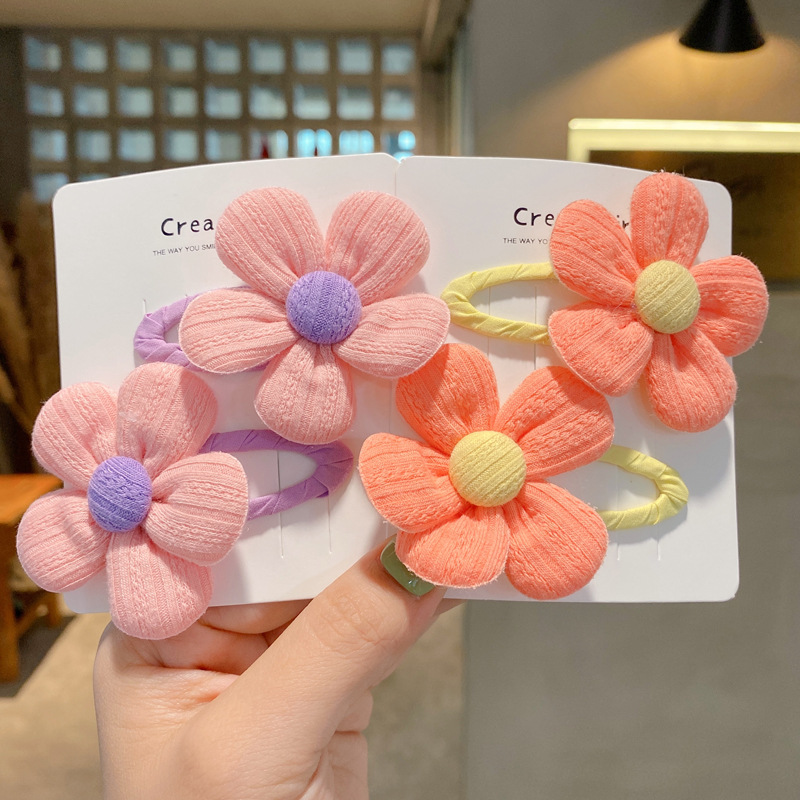 Children&#39;s Hairpin Flower Hairpin Girl Baby Cute Super Cute Broken Hairpin Little Girl Bangs Clip Hair Accessories Hairpin display picture 4