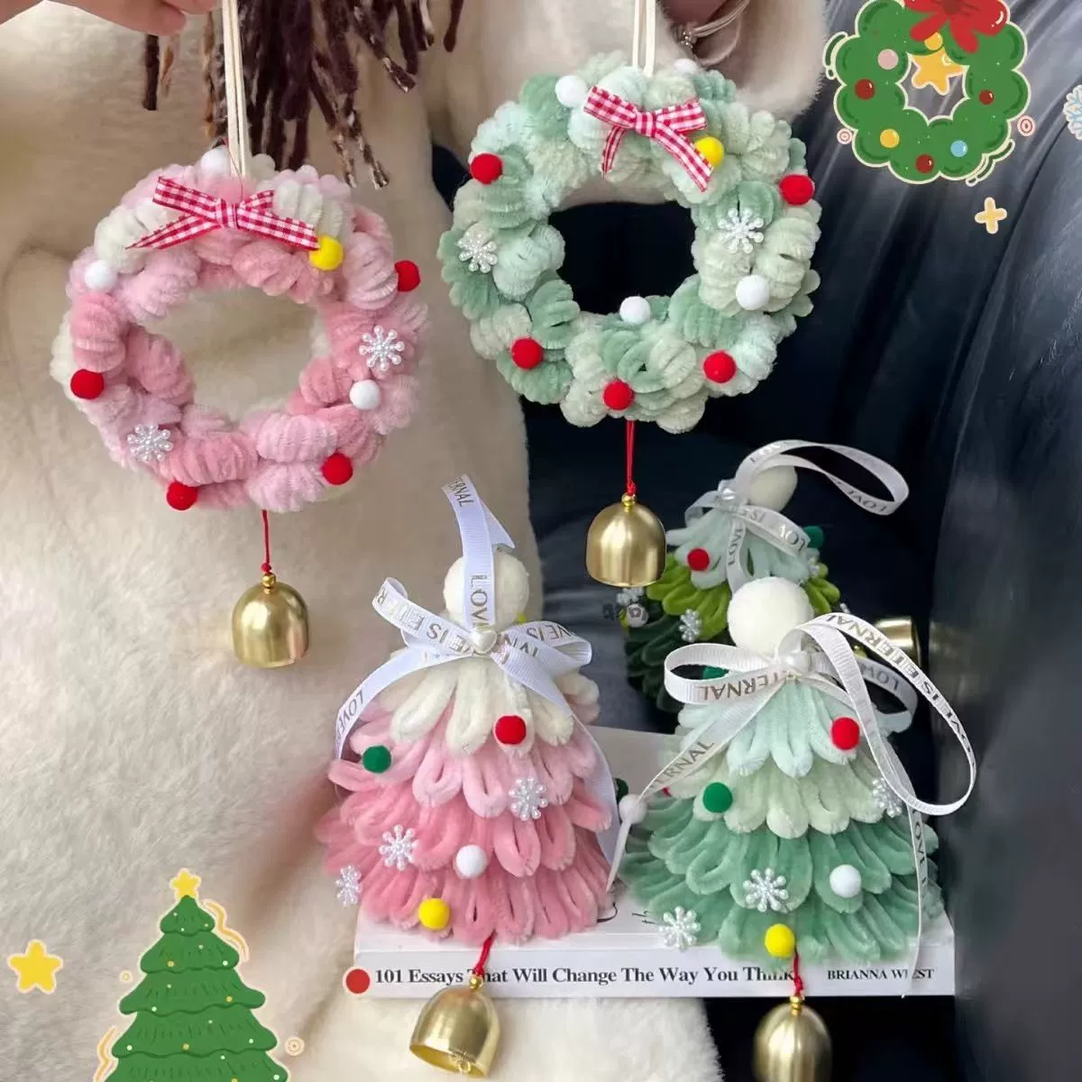 Ч Christmas fuchsia Pilsan Play Car, подвеска, ручная работа