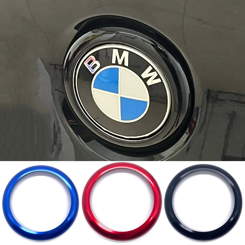 Подходит для 11-19 BMW 1 серии заднее стандартное декоративное кольцо F20 F21 задняя этикетка модифицированные металлические блестки