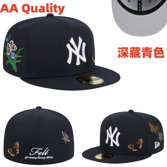 Sombreros de béisbol SOX completamente cerrados y no ajustables transfronterizos, a hombres y mujeres les gusta usar sombreros de ala plana de los Dodgers