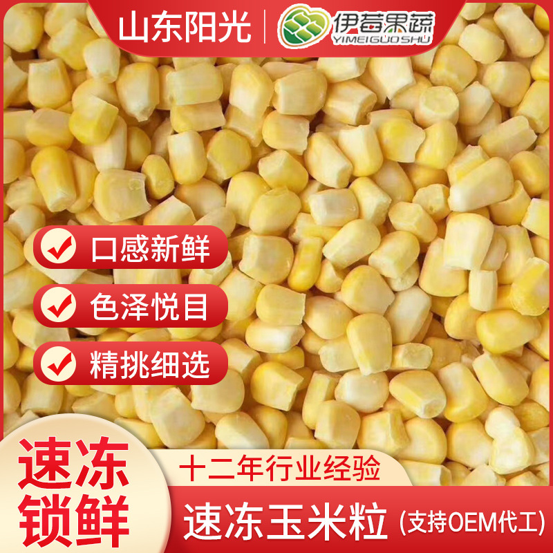 Frozen fruit corn kernels 1 ton wholesale frozen corn kernels factory supply spot commercial frozen sweet corn kernels