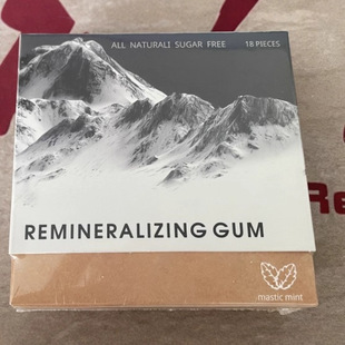 Organic MASTIC MINT miracle remineralizing chewing gum������