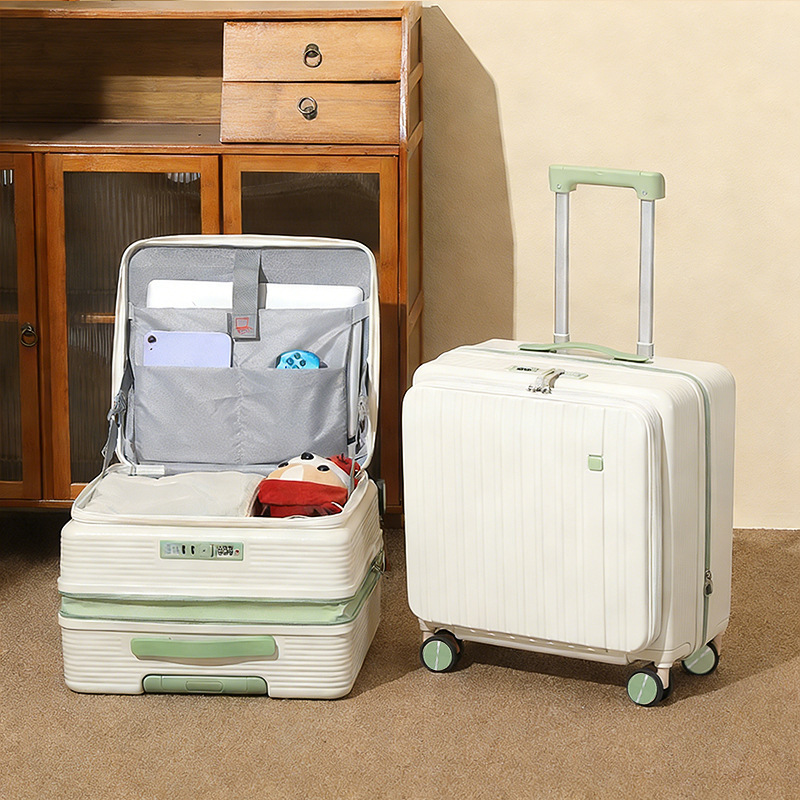 2026 New Model Side-Opening Small Suitcase for Women, Deep Compartment, Lightweight Carry-On Suitcase, Short-Distance Trolley Password Lock Suitcase for Men 2026 New Model Side-Opening Small Suitcase for Women, Deep Compartment, Lightweight Carry-On Suitcase, Short-Distance Trolley Password Lock Suitcase for Men