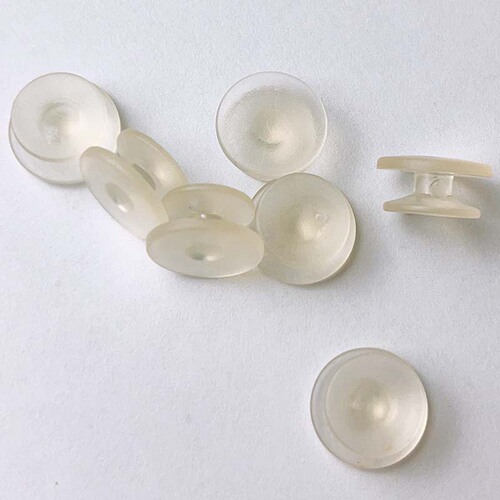 Transparent hole shoe clip, transparent bottom shoe flower clip, garden shoe clip, W-shaped clip, transparent bottom shoe flower, semi-finished product 12mm DIY