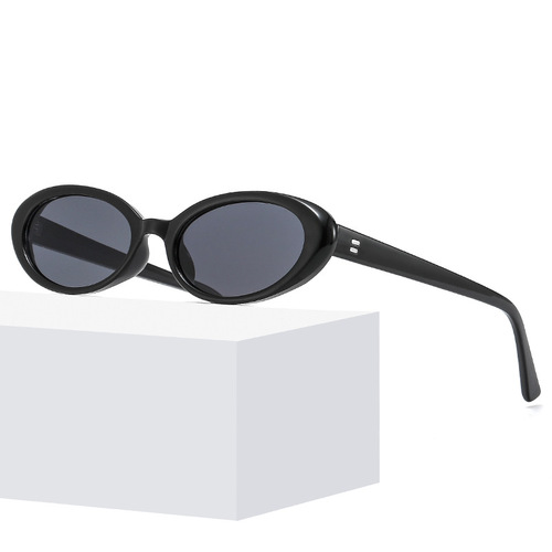 Oleole 3549mm Nail Oval Sunglasses Unisex Vlogger Sunglasses Korean Version Retro Xiaohongshu Eyeglasses