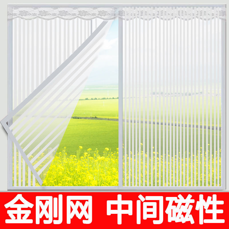 Window screening Mosquito nets screen window household Velcro Self-adhesive strip magnetic window Peter Jackson's King Kong Jacobs Window screening door curtain