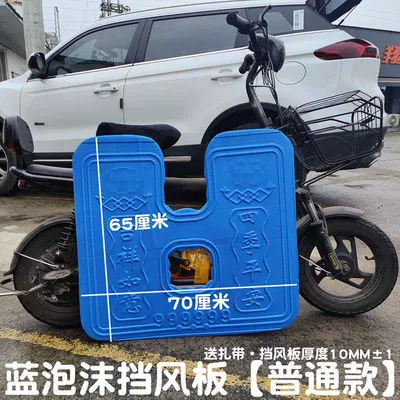 vehicle front bumper foam: Electric vehicle fender - blue-foam-windshield-standard-model
