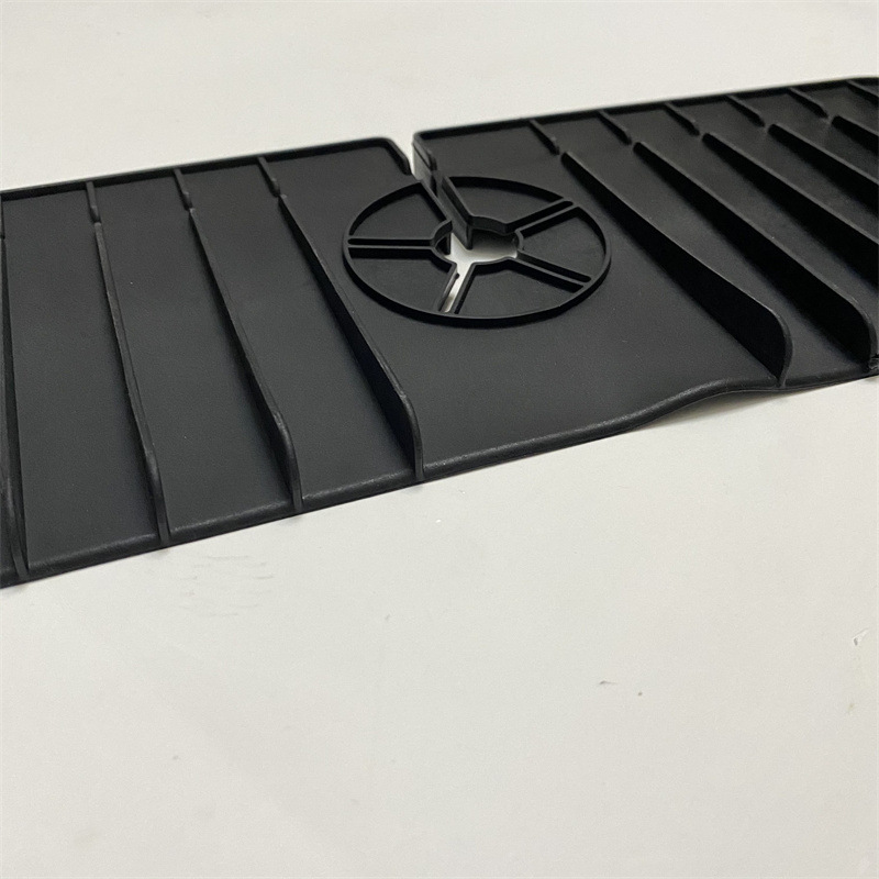 Cruz-frontera caliente silicona drenaje pad cocina impermeable seco drenaje pad almohadilla de silicona a prueba de salpicaduras