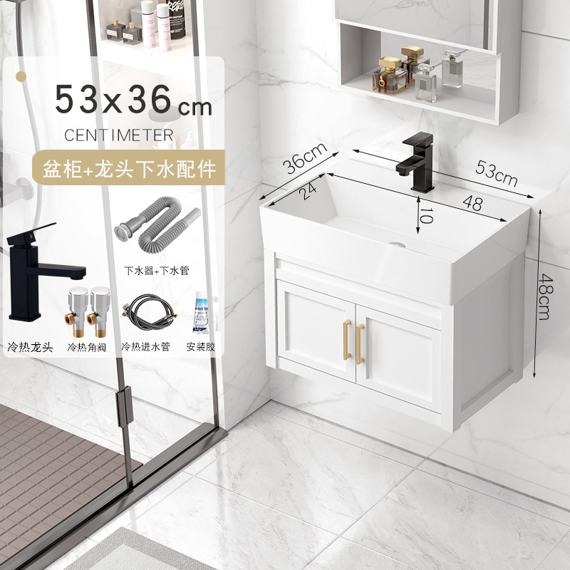 53x36cm gabinete de cuenca + accesorios de grifo