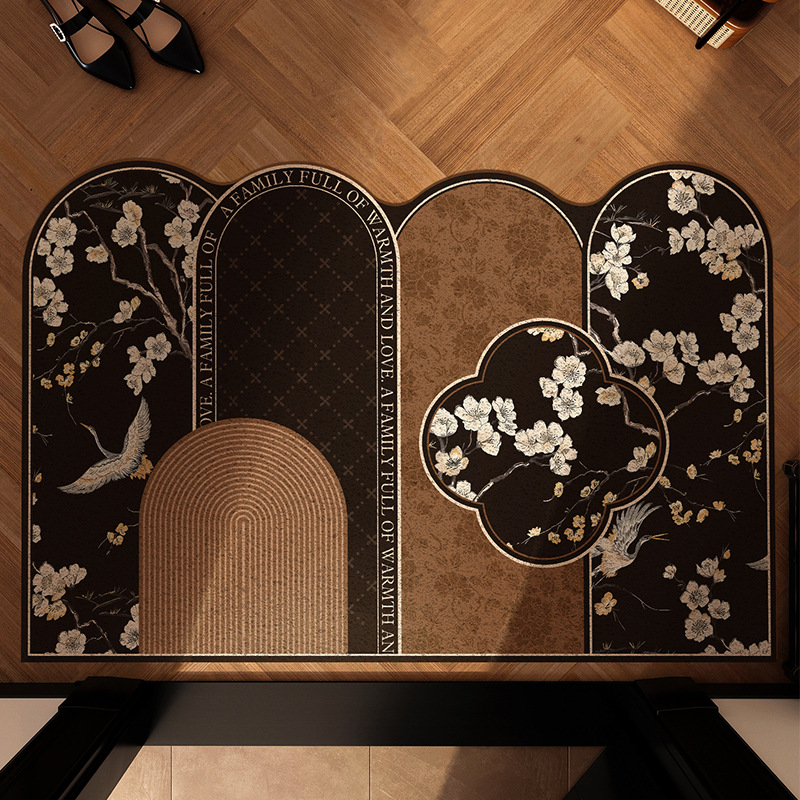 Vintage Eingangsmatte Aus Schlingenware Schmutzabweisend_voghion.com