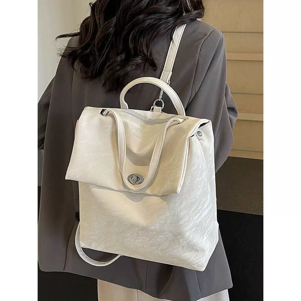 Fashionable backpack, summer capacious universal shoulder bag, Korean style