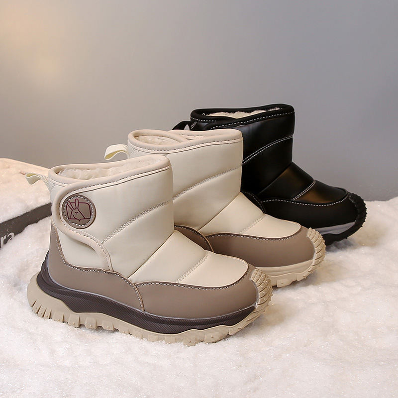 Children's snow boots winter cold-proof outdoor Northeast cotton…