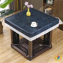 ✅正方形烤火架皮罩家用防水烤火炉罩防尘桌布电炉桌套电取暖炉皮