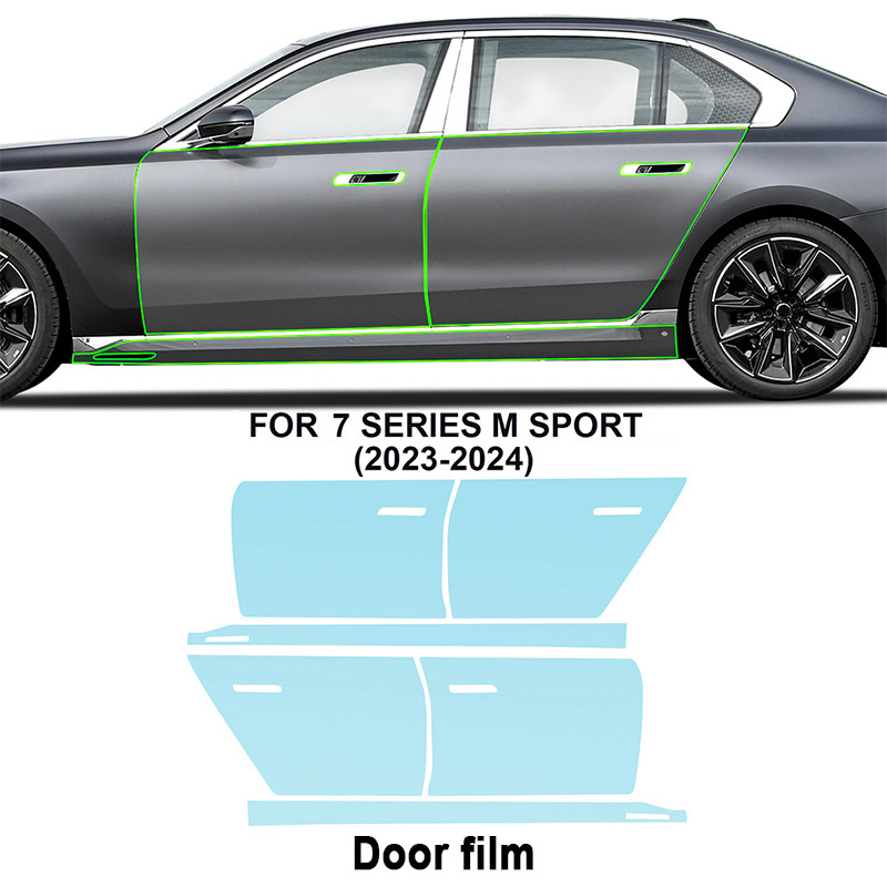 Cross-Border Exclusive Supply Suitable for Bmw 7 Series G70 m Sport Version Tpu Paint Protection Film to Prevent Scratches and Enhance Shine