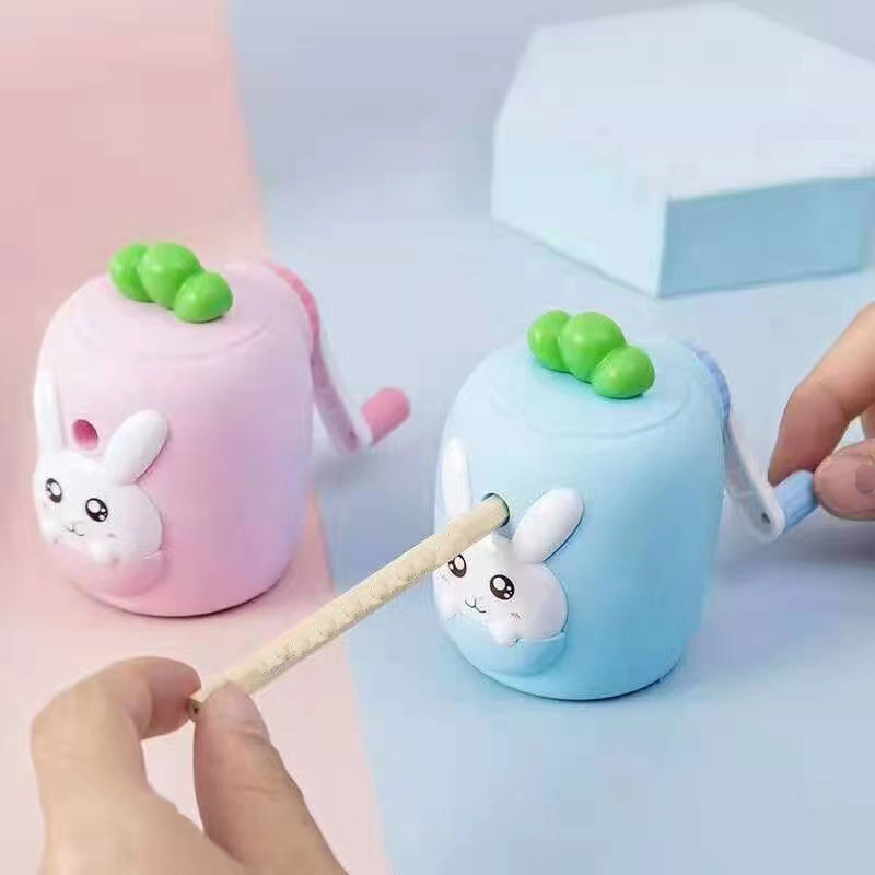 鼎邦SKV削笔器削笔刀 卡通小学生手摇卷笔刀削笔机儿童省力转笔刀