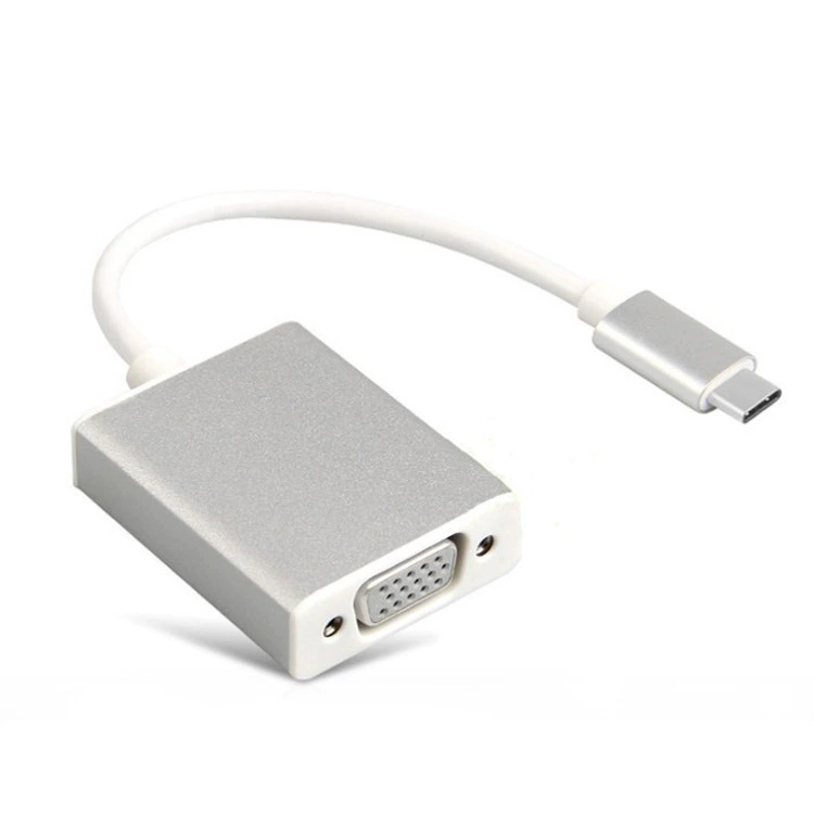 Тип-C к VGA кабель-адаптер, Type-C к HDMI HD переходник, кабель 25 см