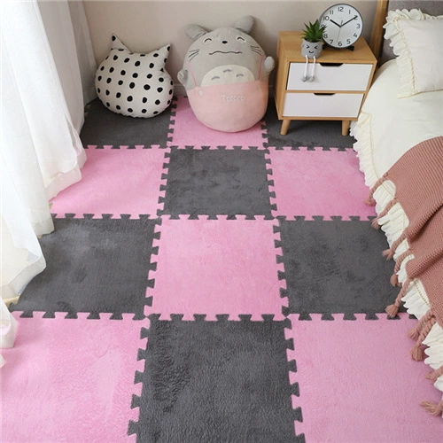 Плюшевый детский игровой коврик, коврик из пенопласта для спальни, увеличенная толщина