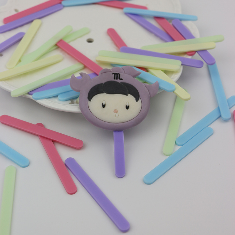 Palo de helado de plástico palo de paleta molde DIY helado casero palo de hielo palo de chocolate palo de piruleta