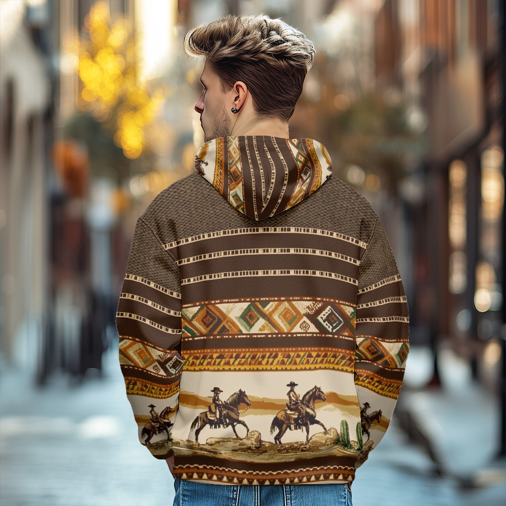 Giacca in cotone con cappuccio e cerniera da uomo invernale con stampa digitale europea D953_voghion.com