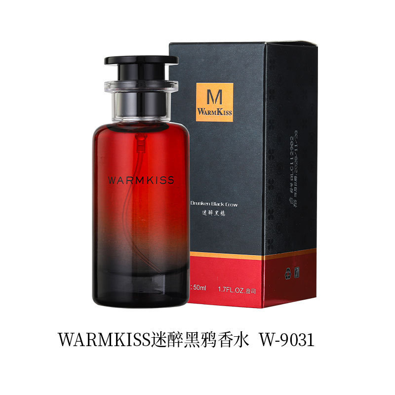 WARMKISS, perfume de cuervo negro embriagado para hombres y mujeres, fragancia ligera duradera, gourmet, tono oriental, celebridades de Internet, venta al por mayor transfronteriza