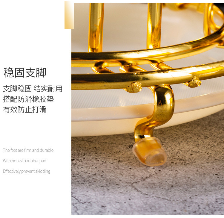 铁艺沥水杯架 厨房置物架6杯玻璃杯架客厅置物架