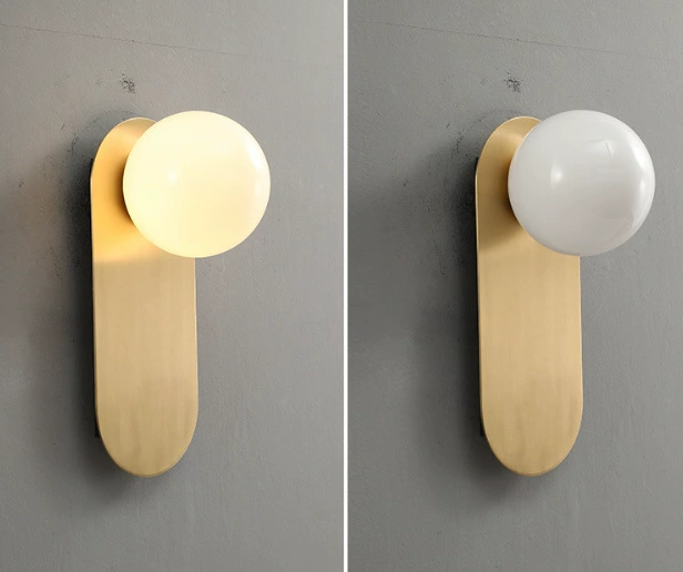 Wall Sconce stainless steel — Modern minimalist crystal wall lamp, 29×9×29 cm, light-luxury style