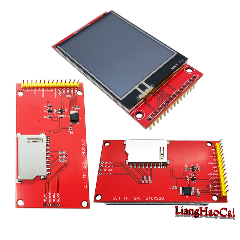 2.4寸4线SPI串口TFT液晶屏显示屏触摸屏模块 ILI9341驱动 240*320