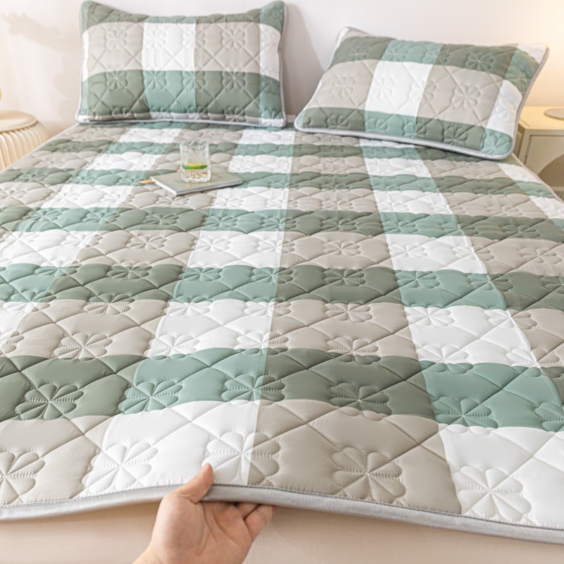 녹색-녹색 빅 그리드 [A 클래스 콩 항균 매트리스]